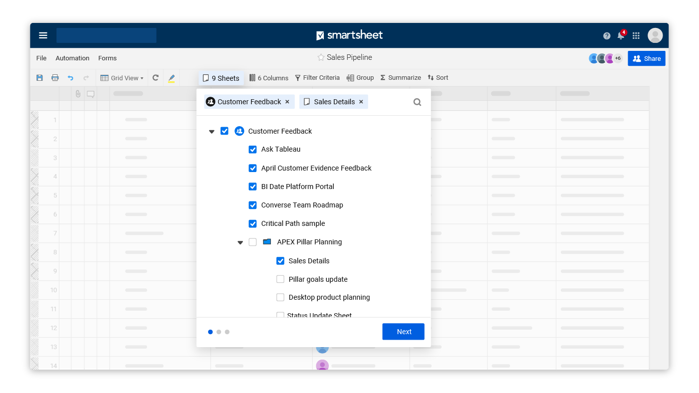 Report Builder Smartsheet 9451